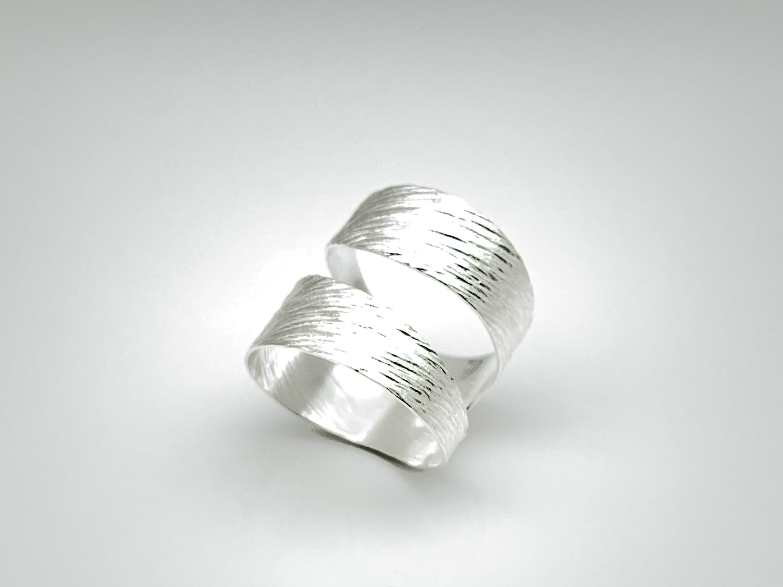 調節可能 Freely Sterling Silver925 Ring with Matte Finish Sterling Silver 925 RING. Matte and Oxide Finish. - Etsy