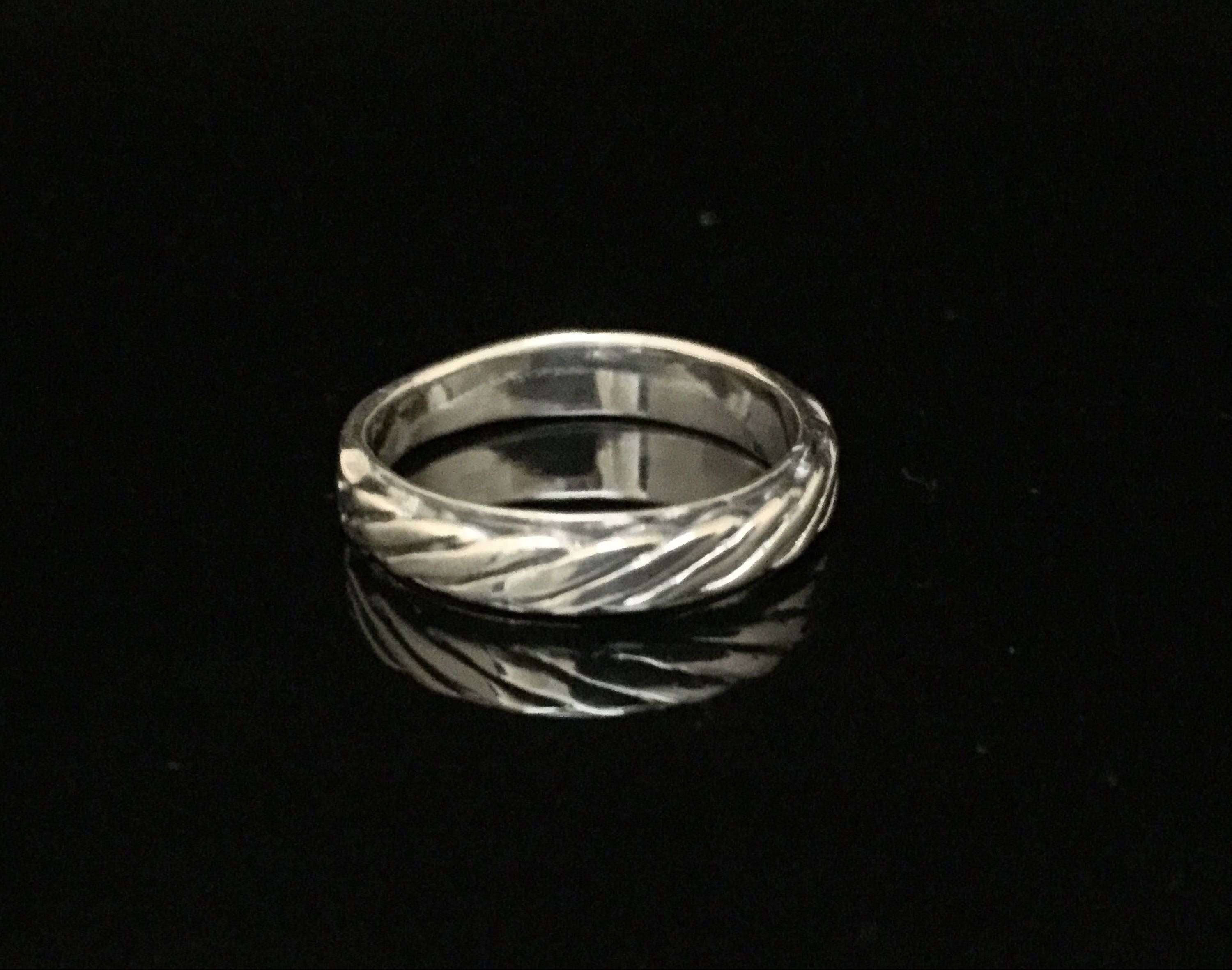 Rope Band Sterling Silver Ring: Polished Nickel-free 5mm - Etsy