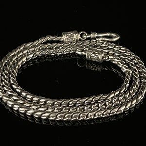 Silver Bali Chain // 2.5mm Beckel Chain // 925 Sterling Silver // 16 to 30 Inch Lengths