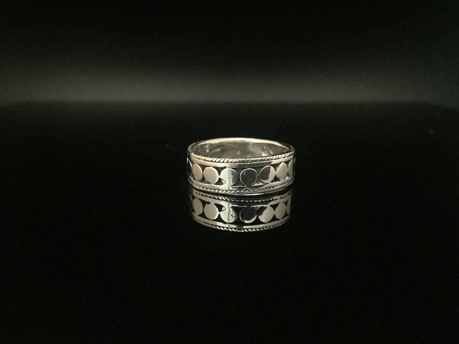 Hammered Ball Silver Ring // 925 Sterling Silver // Silver - Etsy