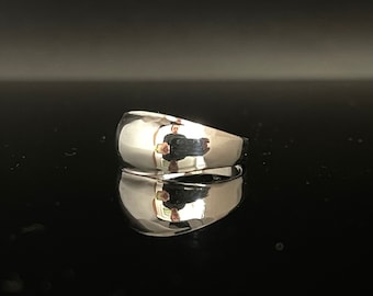 Silver Dome Ring // Thick Silver Dome Ring Ring // Domed Ring // Sterling Silver