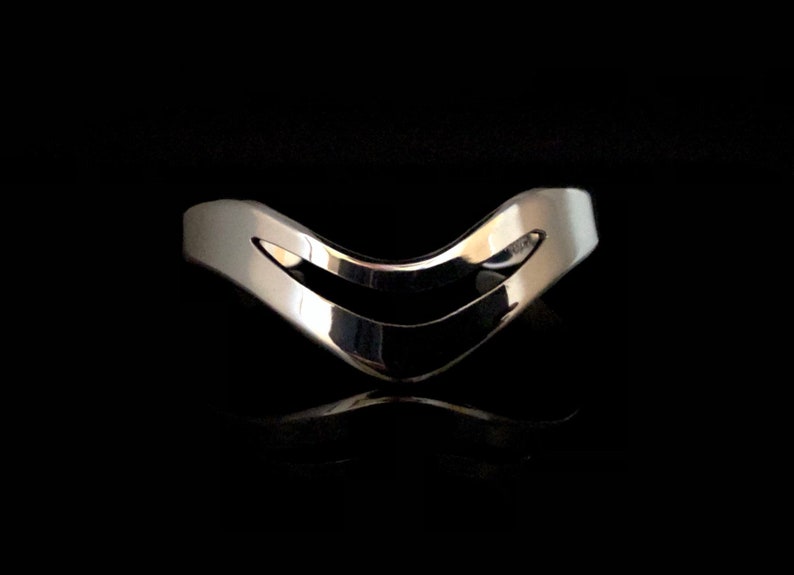 V Shape Silver Cuff Cut Out V Shape Cuff Bracelet Sterling Etsy