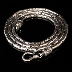 Bali Byzantine Chain 2.5mm Width // Classic Byzantine Pendant Chain // Bali Chain // 925 Sterling Silver // 3mm // 16-30 Inch Pendant Chain