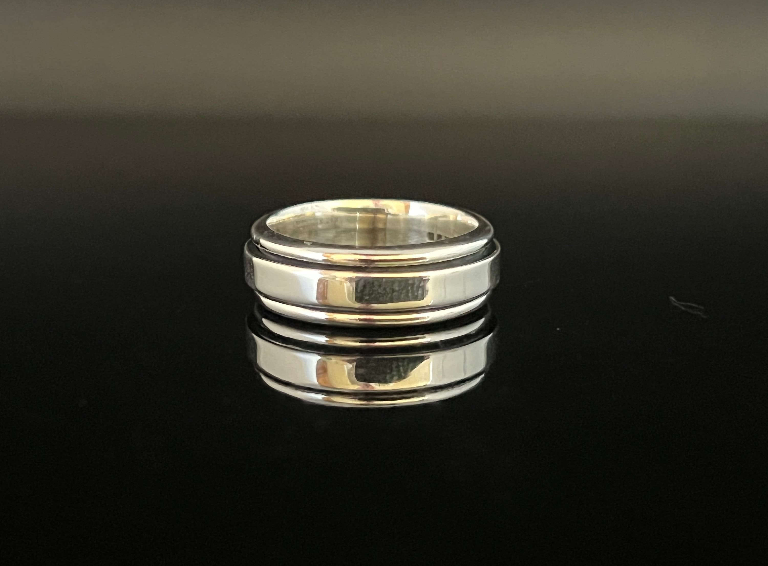 Heavy Single Band Spinner Ring // 925 Sterling Silver // Spinner Ring // Size 7 to 12
