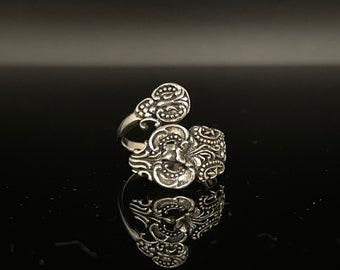 Vintage Design Spoon Ring // 925 Sterling Silver // Ring for Women