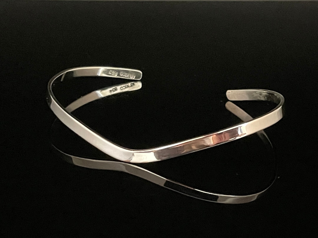 V*x様 Tah'Bah IngotSilver Cuff c.1945 1945 S Choice BU Sharp Mint