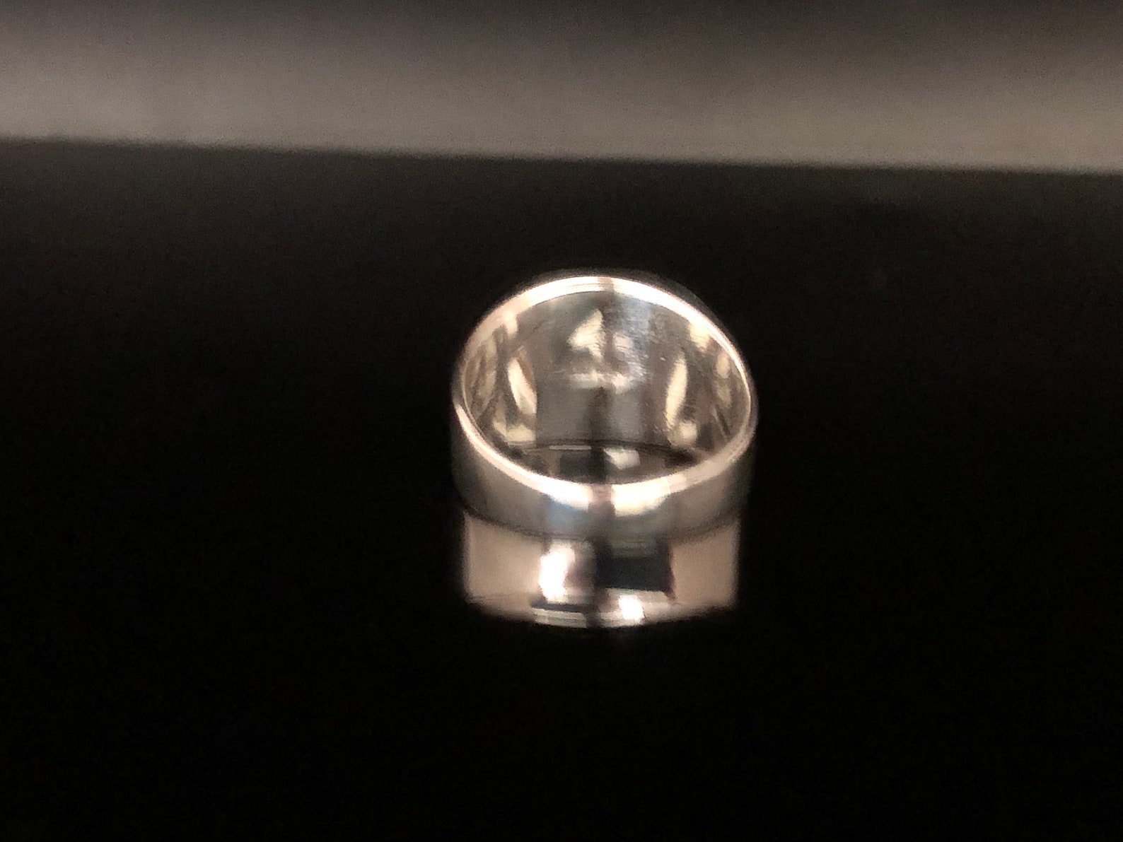 Silver Signet Ring // 925 Sterling Silver // Men's Silver | Etsy