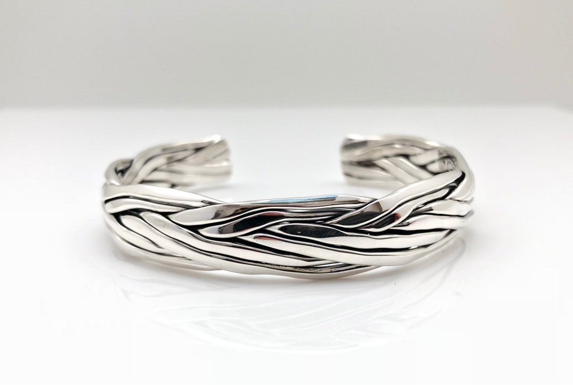 Sylvie Gold Woven Cuff main image 1