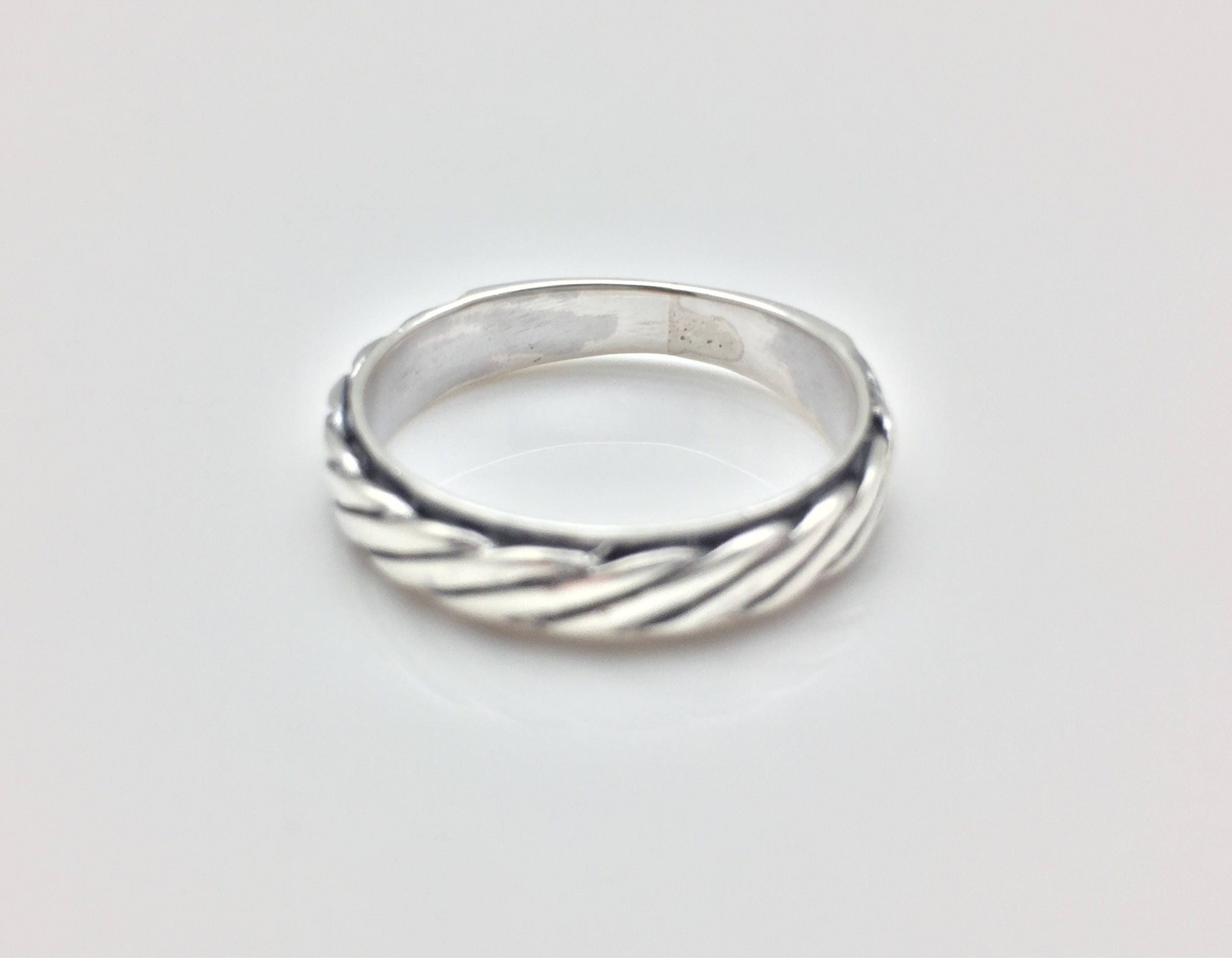 ◆VINTAGE HOLLYWOOD◆ 925 Silver Twist Rope Ring VH2435RI006 ◇VINTAGE HOLLYWOOD◇ 925 Silver Twist Rope Ring VH2435RI006