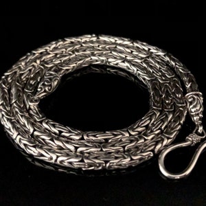 Bali Byzantine Chain // Classic Byzantine Chain Necklace // Bali Chain ...