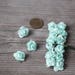Miniature Aqua Mint Blue Roses Mulberry Paper Flowers Wedding Decorative Flowers Small Fake Flowers Bouttoniere Flowers Wedding Cake Decor