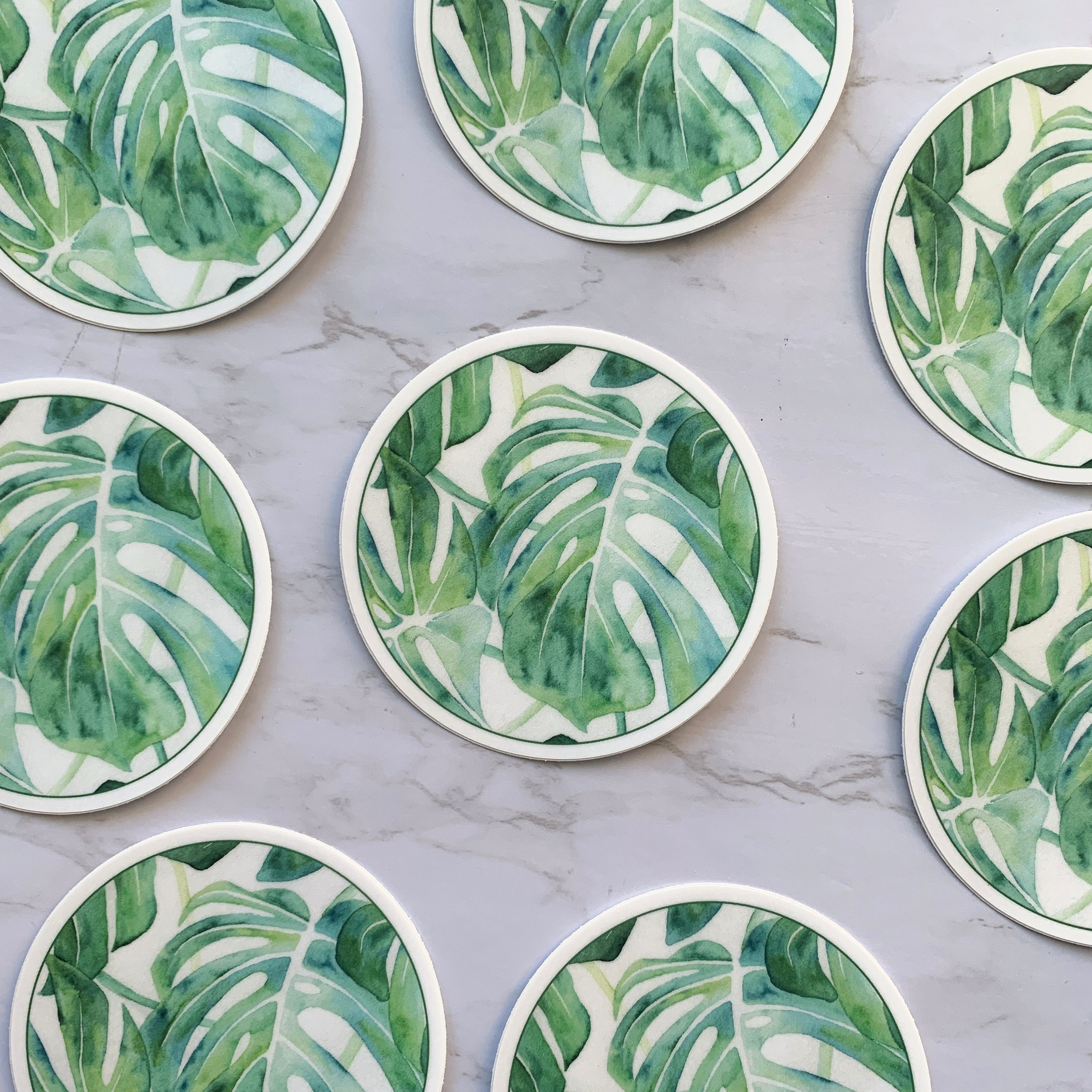 Monstera Sticker Monstera Nature Sticker Vinyl Sticker | Etsy
