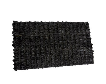 Woven floor mats made from upcycled inner tubes, Thin floor mat, Sustainable home decor, All weather floor decor, Unique goods, Housewarming