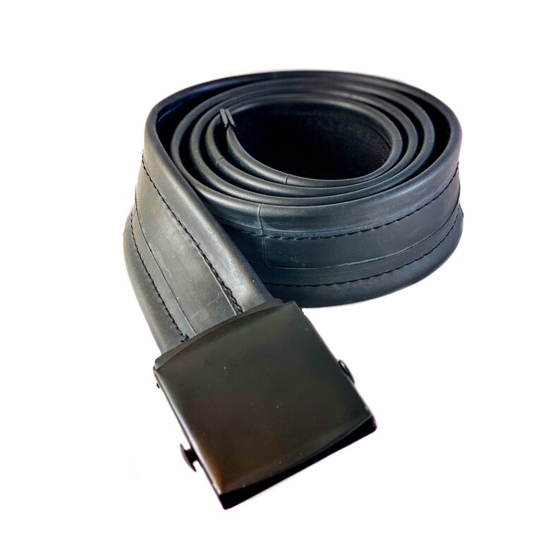 Bike Gift Eco-friendly Stylish Recycled Fashion Upcycled Inner Tube Belt Unisex Belt Waterproof Bike Tube Belt