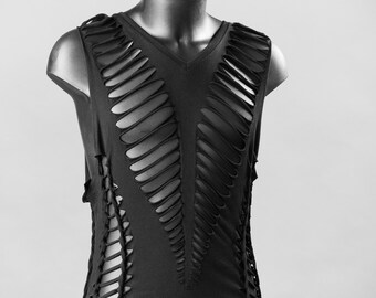 Men Cutout Shirts - Etsy