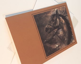 Horse Blank Notecard "Majesty" by Celeste Susany