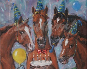Happy Birthday Karte - "The Birthday Party" von Celeste Susany