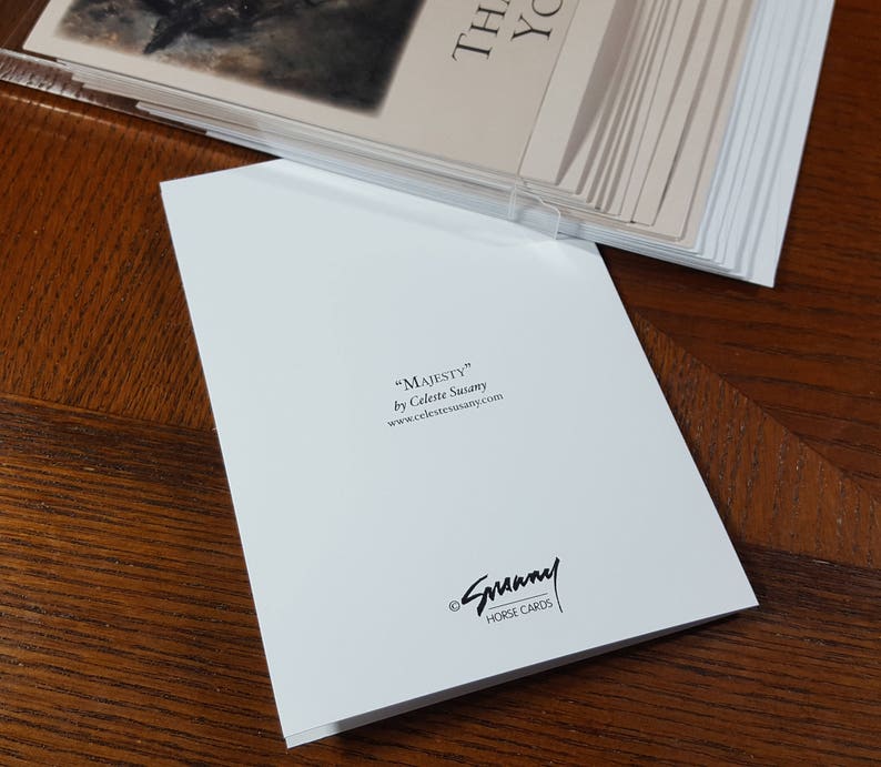 Horse Thank You Cards by Celeste Susany