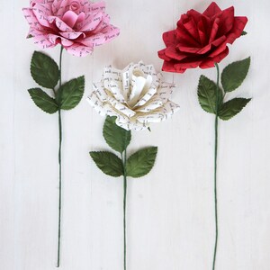 I Love You Paper Rose: Handmade Romantic Gift image 5