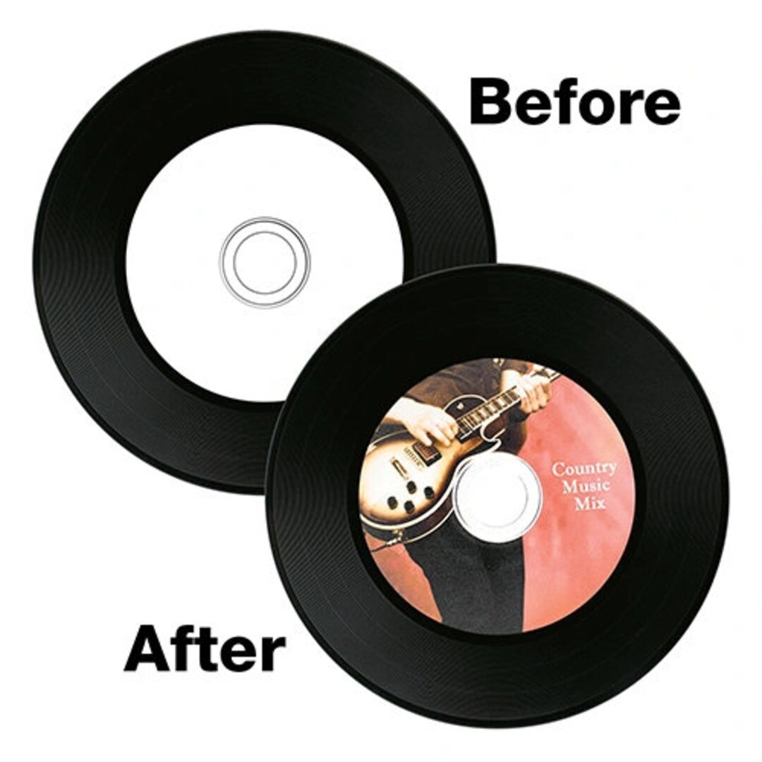 Vinyl Record Style CD-R With Printable Surface - Etsy