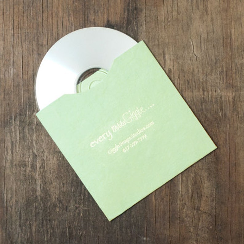 PERSONALIZED CD SLEEVES 100 pieces Etsy