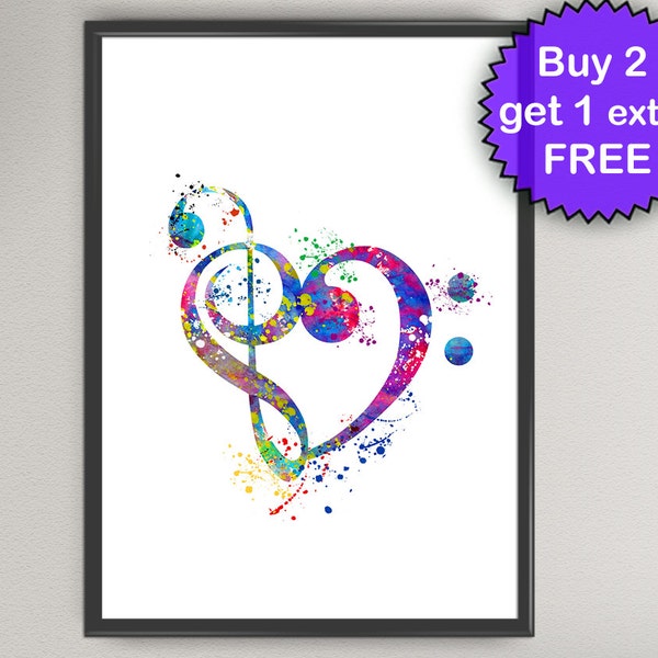 Bass Clef Wall Art Wall Decor Bass Clef Paper Art Bass Clef