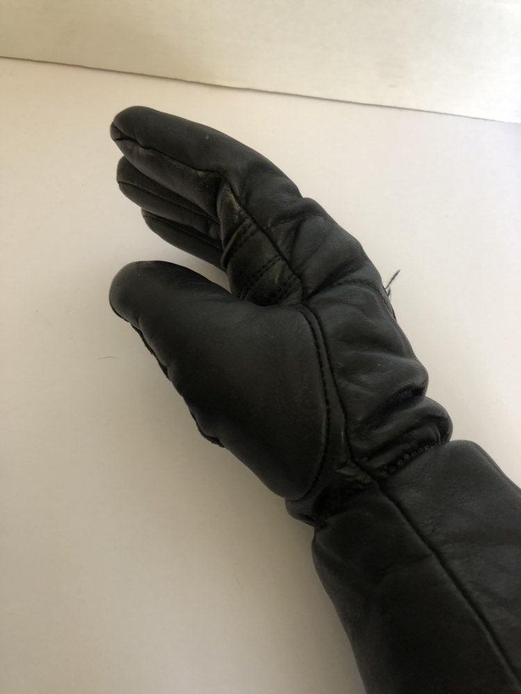 Vintage Yamaha Leather Gauntlet Gloves Insulated Snowmobile Etsy New