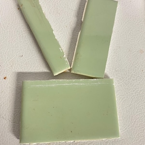 Sample American Olean Vintage Ceramic Tiles Mist Green Salvaged