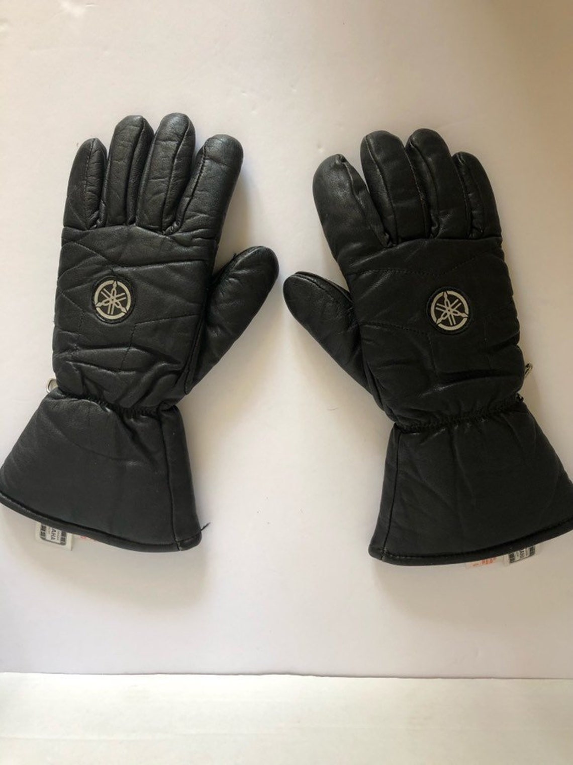 Vintage Yamaha Leather Gauntlet Gloves Insulated Snowmobile Etsy New