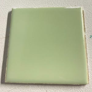 Single American Olean Vintage keramische tegels mistgroen 4,25" vierkant geborgen