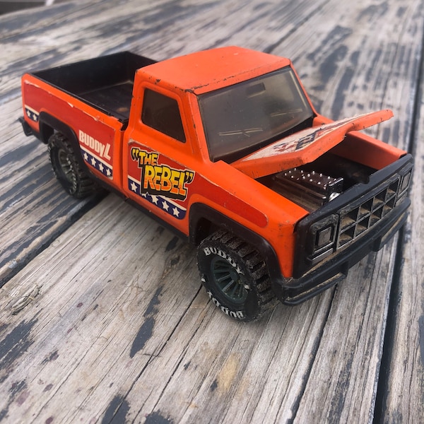 Vintage 1970s 1980s Buddy L The Rebel Stamped Steel 7 inch Toy Truck