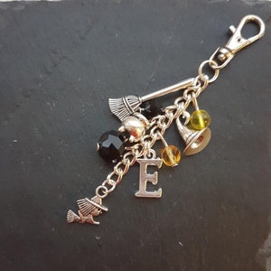 Witch keychain - Witch bag charm - Witch gift