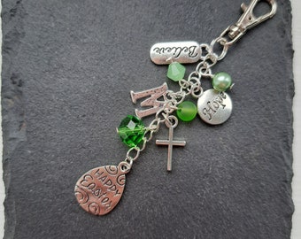 Christian Easter keychain - Easter gift - Easter bag charm