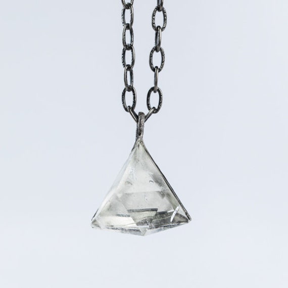 Triangular Clear Quartz Crystal Vogel Star Of David Power - Vogel Star Of David Crystal Pendant Triangular Clear Quartz Crystal Vogel Star Of David Power - Vogel Star Of David Crystal Pendant