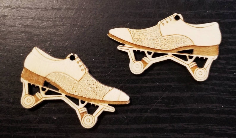 Add Gems for More Bling! Hand Painted OG /& Slider Skate Earrings CUSTOMIZE ME!!!