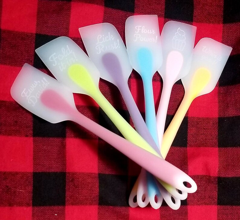 8 1/2 Silicone Spatula with funny sayings Schitt's Etsy