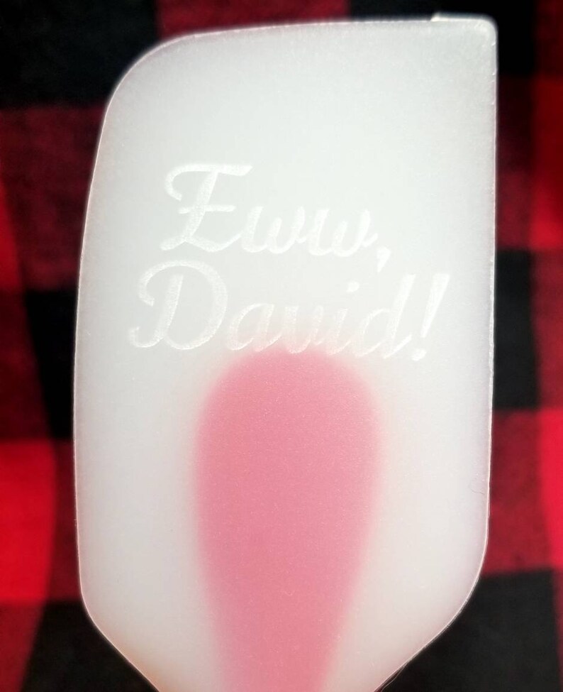 8 1/2 Silicone Spatula with funny sayings Schitt's Etsy