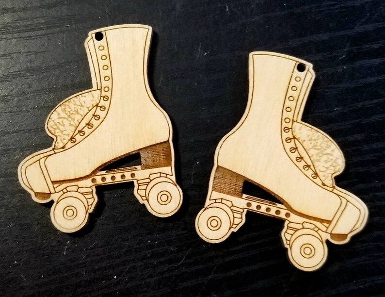 Add Gems for More Bling! Hand Painted OG /& Slider Skate Earrings CUSTOMIZE ME!!!