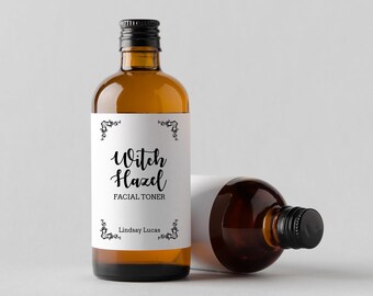Witch Hazel Facial Toner, Facial Cleanser, Natural, Toxic Free, Vegan, Make Up Remover