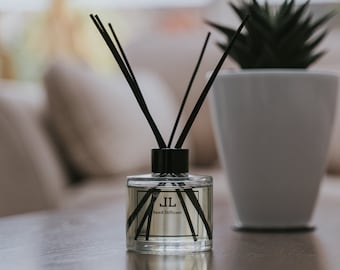 Frambuesa REED DIFUSOR Botella con varillas, Difusor de aceite de caña