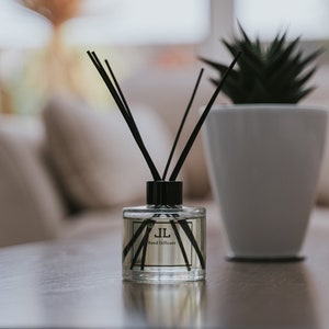 Raspberry REED DIFFUSER Bottle With Sticks, Reed Oil Diffuser