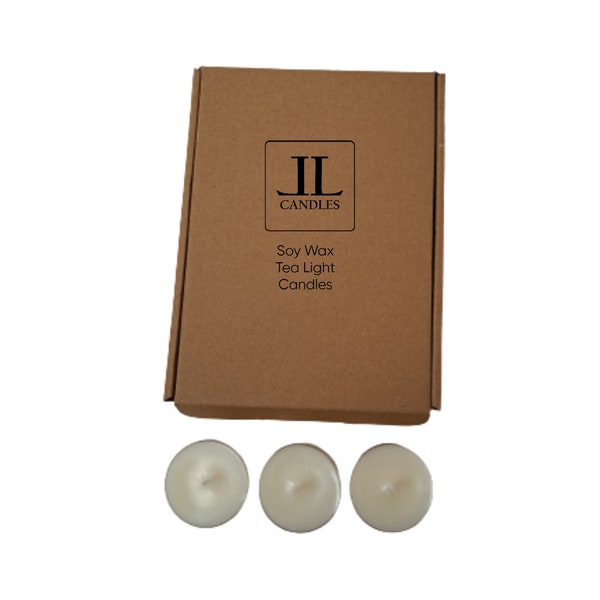 Cinnamon Scented Christmas Tea Light Candles Made With Soy Wax 12 Per Box