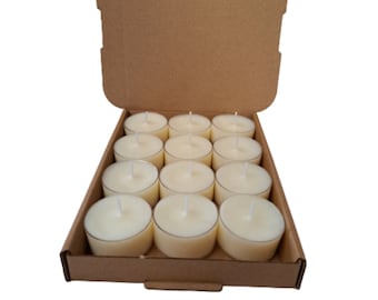 Marshmallow duftende Teelichter aus Sojawachs 12 pro Box