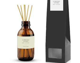 Extra grote fles rietverspreider met stokjes - FRESH CUT GRASS-geur - 200 ml - 500 ml