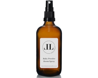 Baby Powder Air Freshener, Room & Car Spray, Home Fragrance, Vegan and Natural Cleaning, None Aerosol Eco Friendly, Strong Scented, FRESH