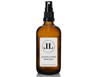 Lavender & Vanilla Air Freshener, Strong Room/Car/Linen Spray, Fragrance Spritz, Home Fragrance, Relaxing Scents, Mellow, Fresh, Sleep Aid