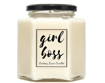 Girl Boss Scented Candle Gift