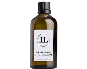 Electric Diffuser Oil - Salted Caramel Scented Oil For OIL BURNERS, Aromatherapy Mist air Steam Diffuser Oil, Strong Scented Long Lasting
