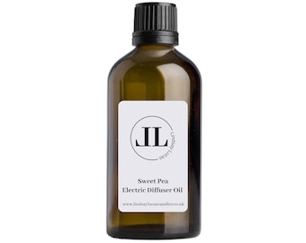 Electric Diffuser Oil - Sweet Pea Spring Floral Strong Scented Fragrance Oil For OIL BURNERS, Aromatherapy Mist Diffusers Long Lasting 100ml