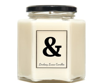 Alphabet Scented Candle "&"